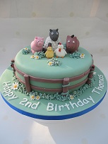 farmyard animals birthday cake